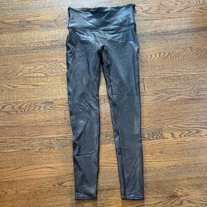 Brown Copper High-Waisted Spanx Leggings